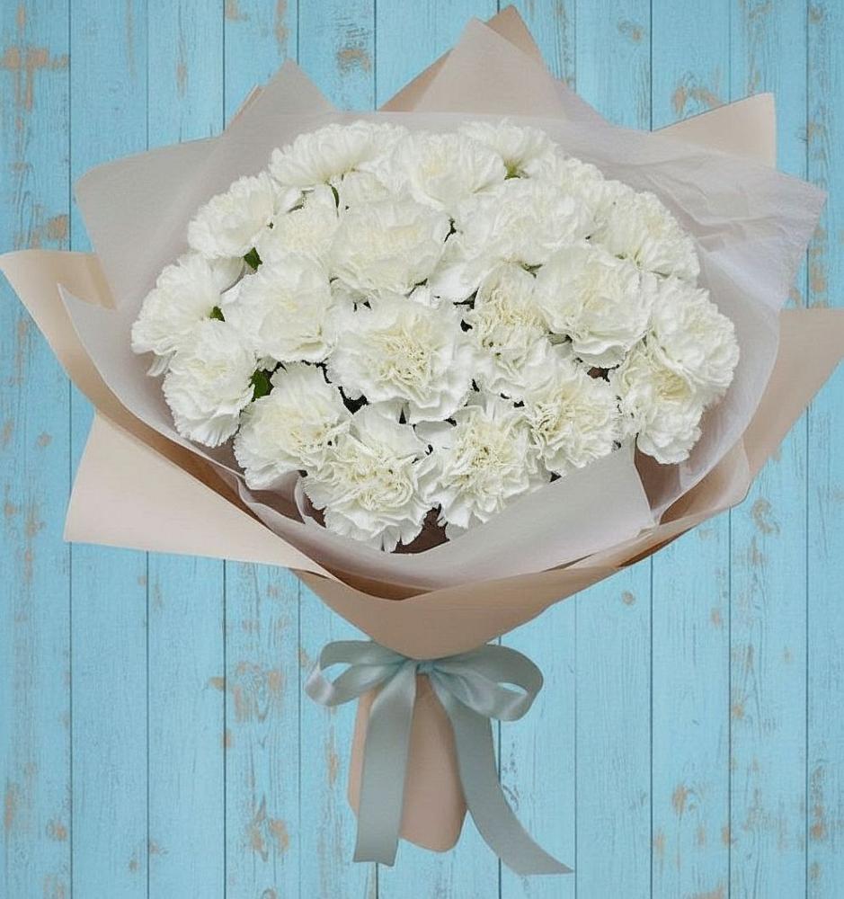 Букет цветов из: Гвоздики в Свирске