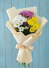 Букет цветов из:  Хризантемы в Свирске