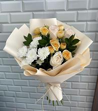 Букет цветов из:  Розы и Хризантемы в Свирске