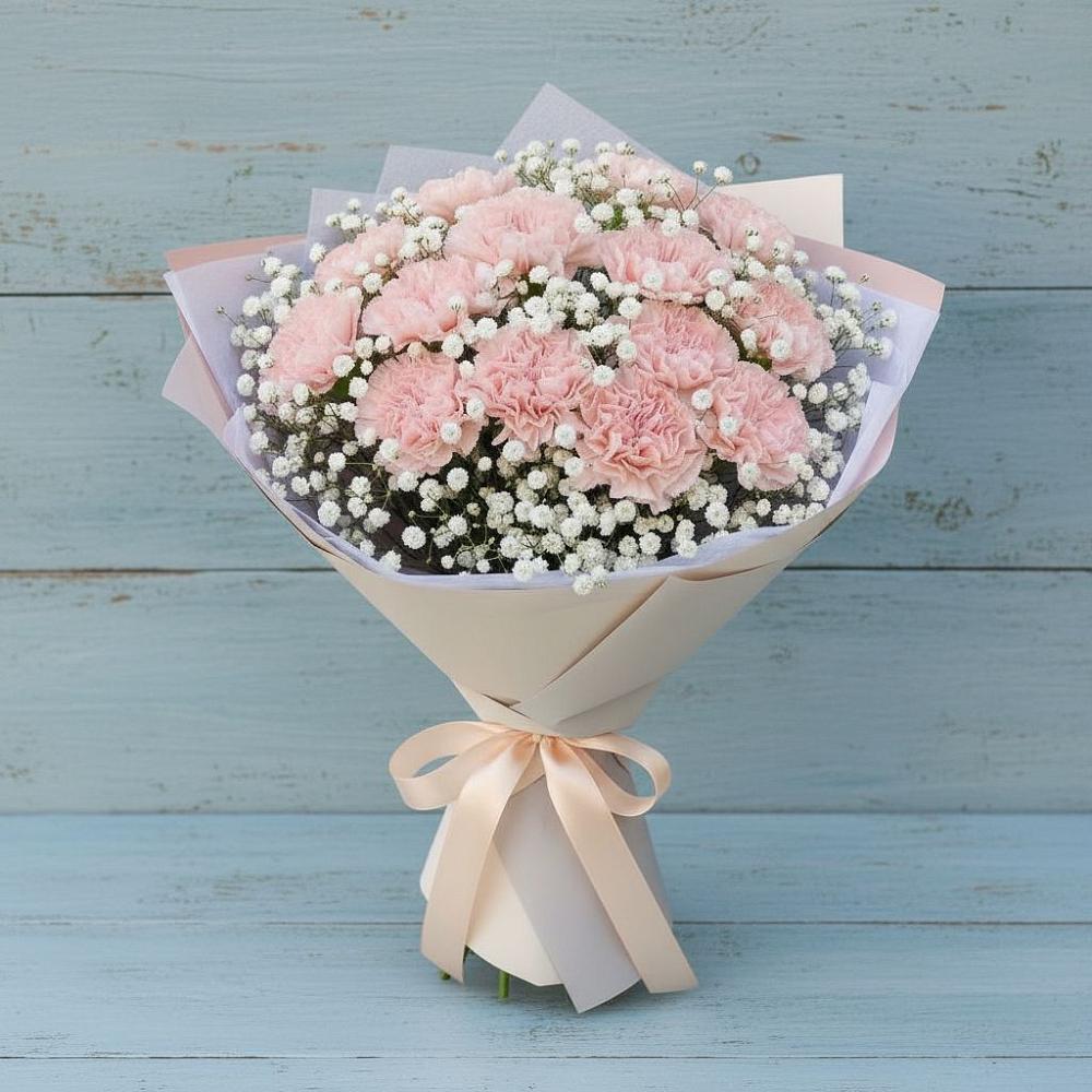 Букет цветов из: Гвоздики в Свирске