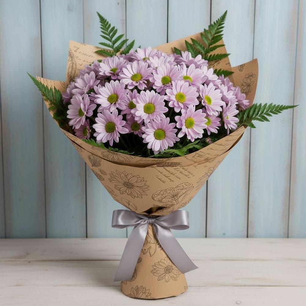 Букет цветов из: Хризантемы в Свирске