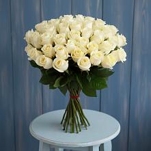 Букет 51 Белая роза Эдлесс Лав #REPLACE_PRED# Свирске