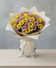 Букет цветов из:  Хризантемы в Свирске