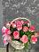 Цветочная композиция из Розы в корзине в Свирске