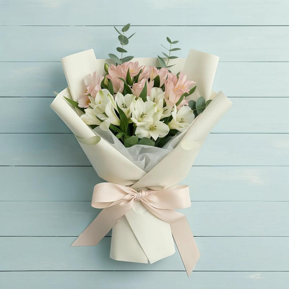 Букет цветов из: Альстромерии в Свирске