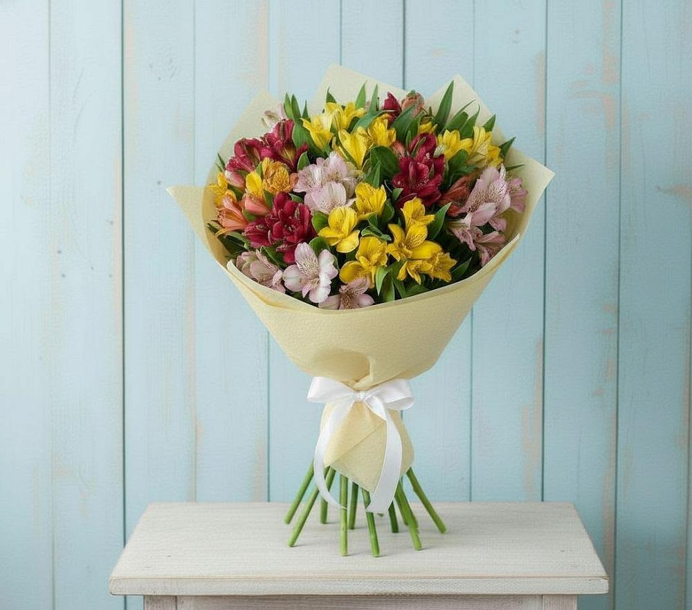 Букет цветов из: Альстромерии в Свирске