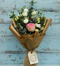 Букет цветов из:  Розы и Лизиантусы #REPLACE_PRED# Свирске